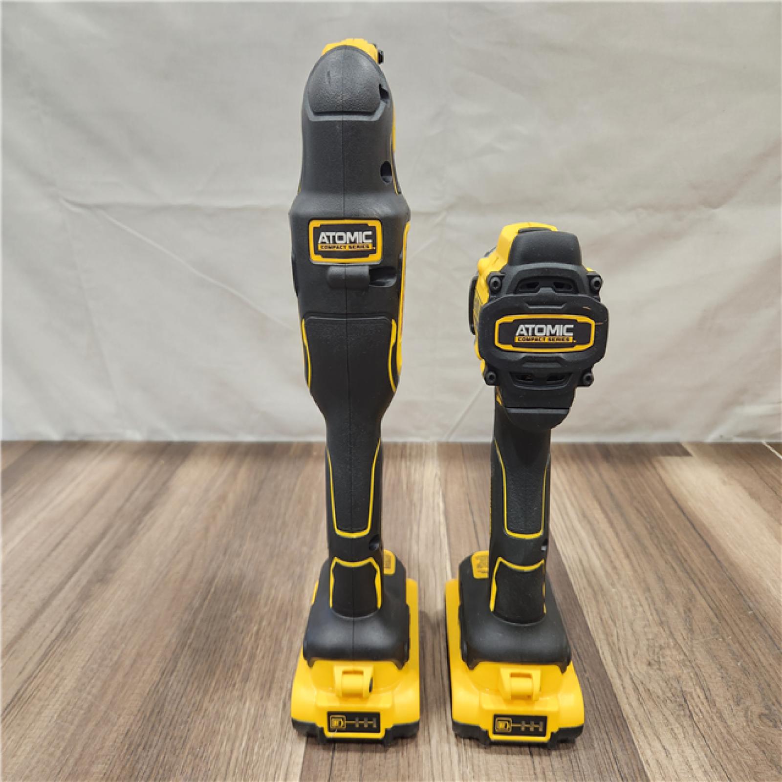 AS-IS- DeWalt 20V MAX ATOMIC Cordless Brushless 2-Tool Combo Kit