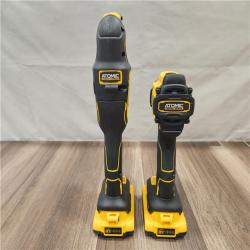 AS-IS- DeWalt 20V MAX ATOMIC Cordless Brushless 2-Tool Combo Kit