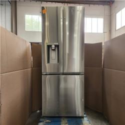 Phoenix LIKE NEW LG 26 cu. ft. Counter-Depth MAX 3-Door French Door Refrigerator with Ice and Water Dispenser  Craft Ice  Stainless Steel