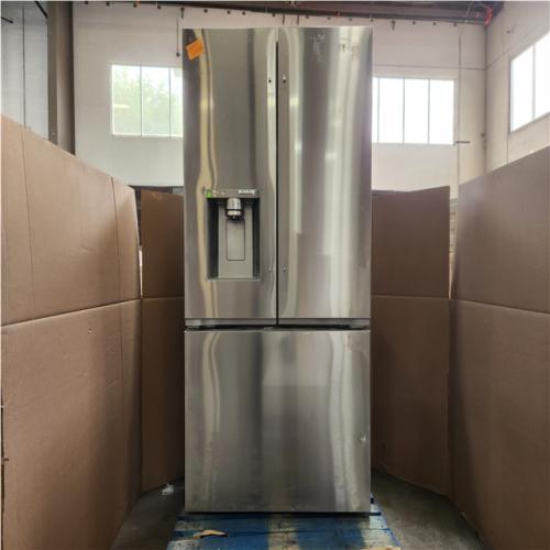 Phoenix LIKE NEW LG 26 cu. ft. Counter-Depth MAX 3-Door French Door Refrigerator with Ice and Water Dispenser  Craft Ice  Stainless Steel
