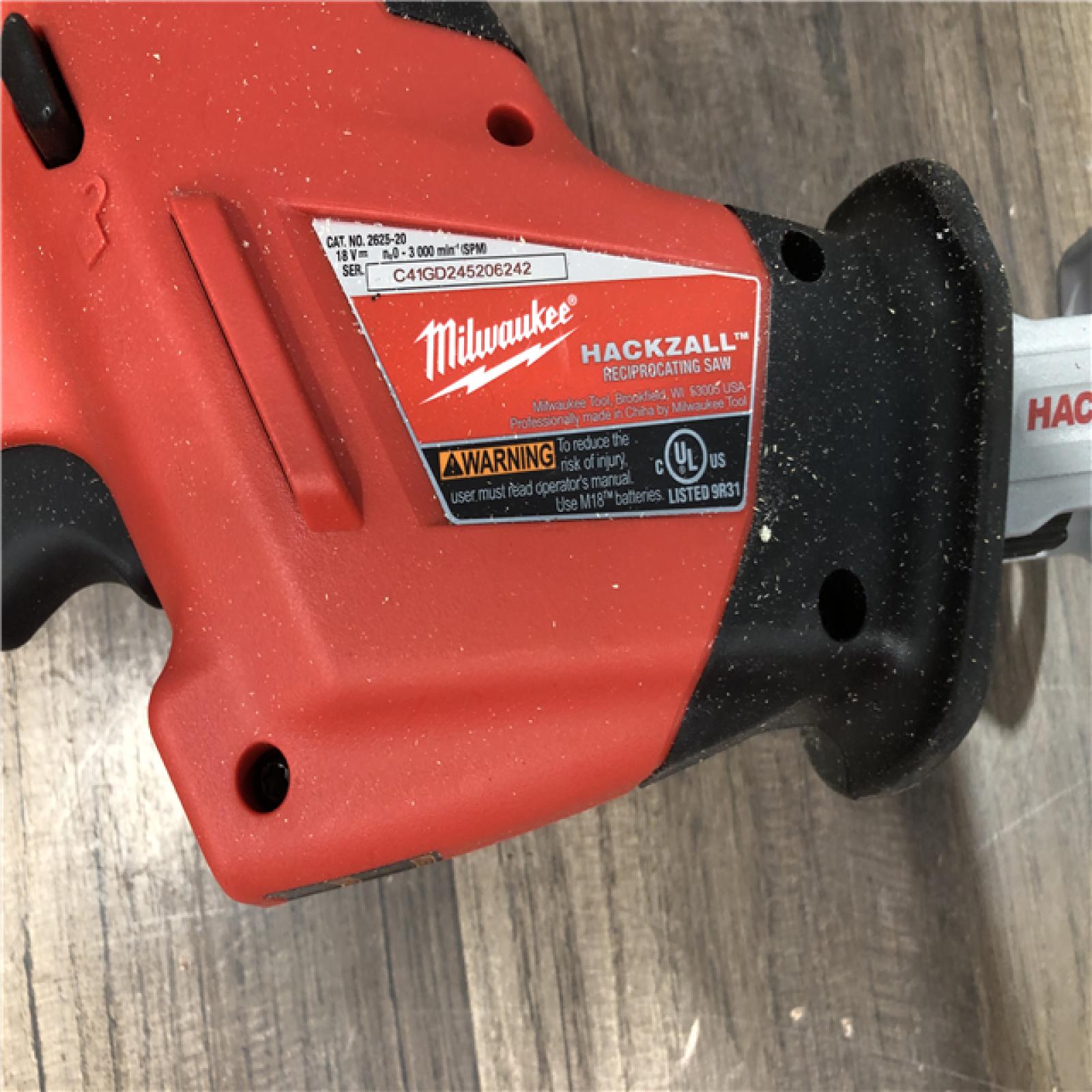 AS-IS Milwaukee 18V Lithium-Ion Cordless HACKZALL Reciprocating Saw (Tool-Only)