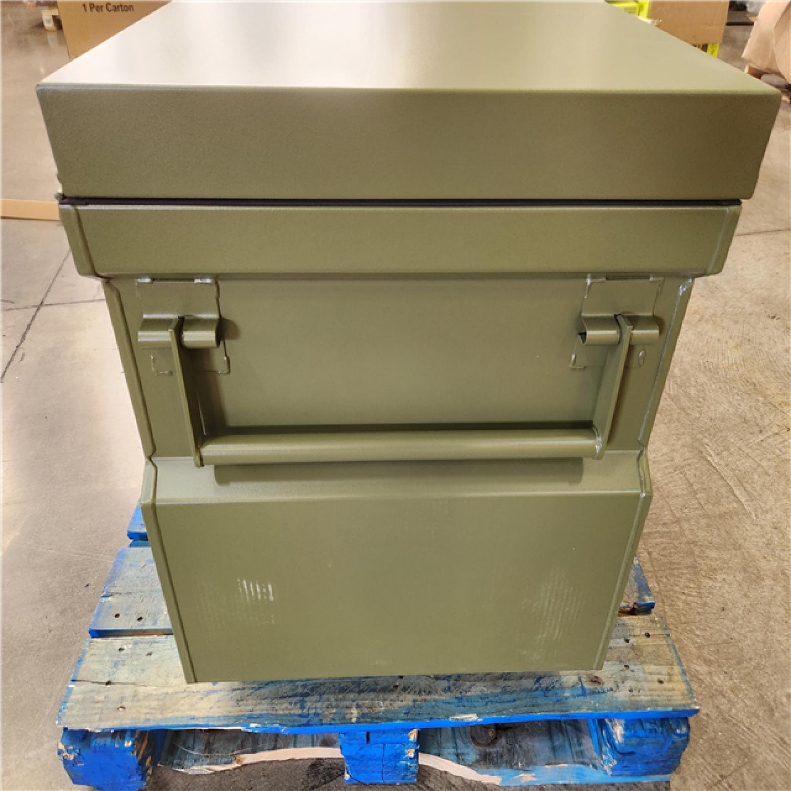 Phoenix NEW Husky 48 in. W x 24 in. D x 27.6 in. H Matte Army Green Steel Jobsite Box