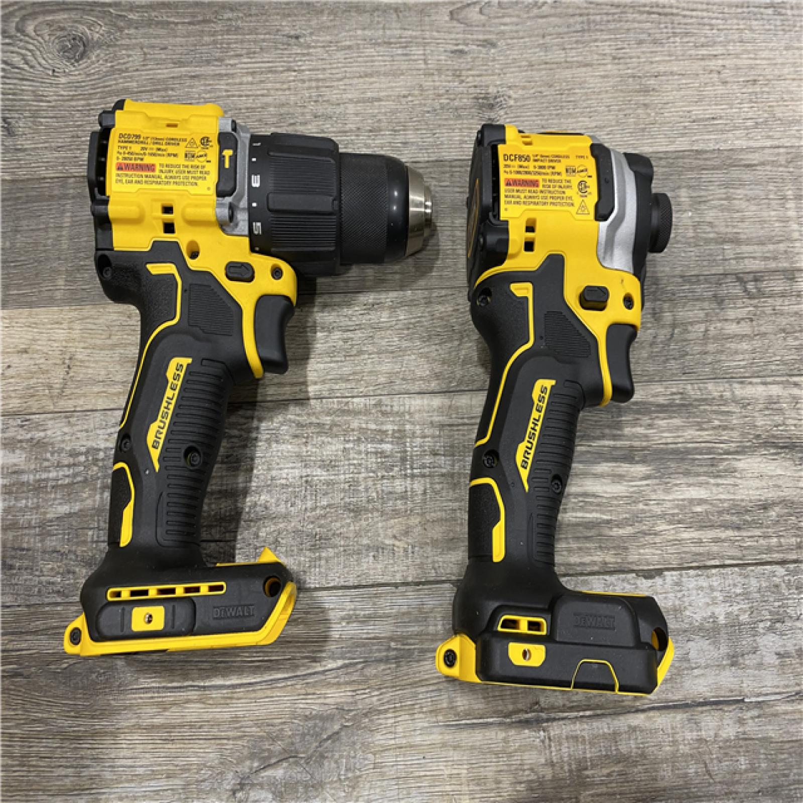 AS-IS DEWALT ATOMIC 20V MAX Lithium-Ion Cordless 2-Tool Combo Kit