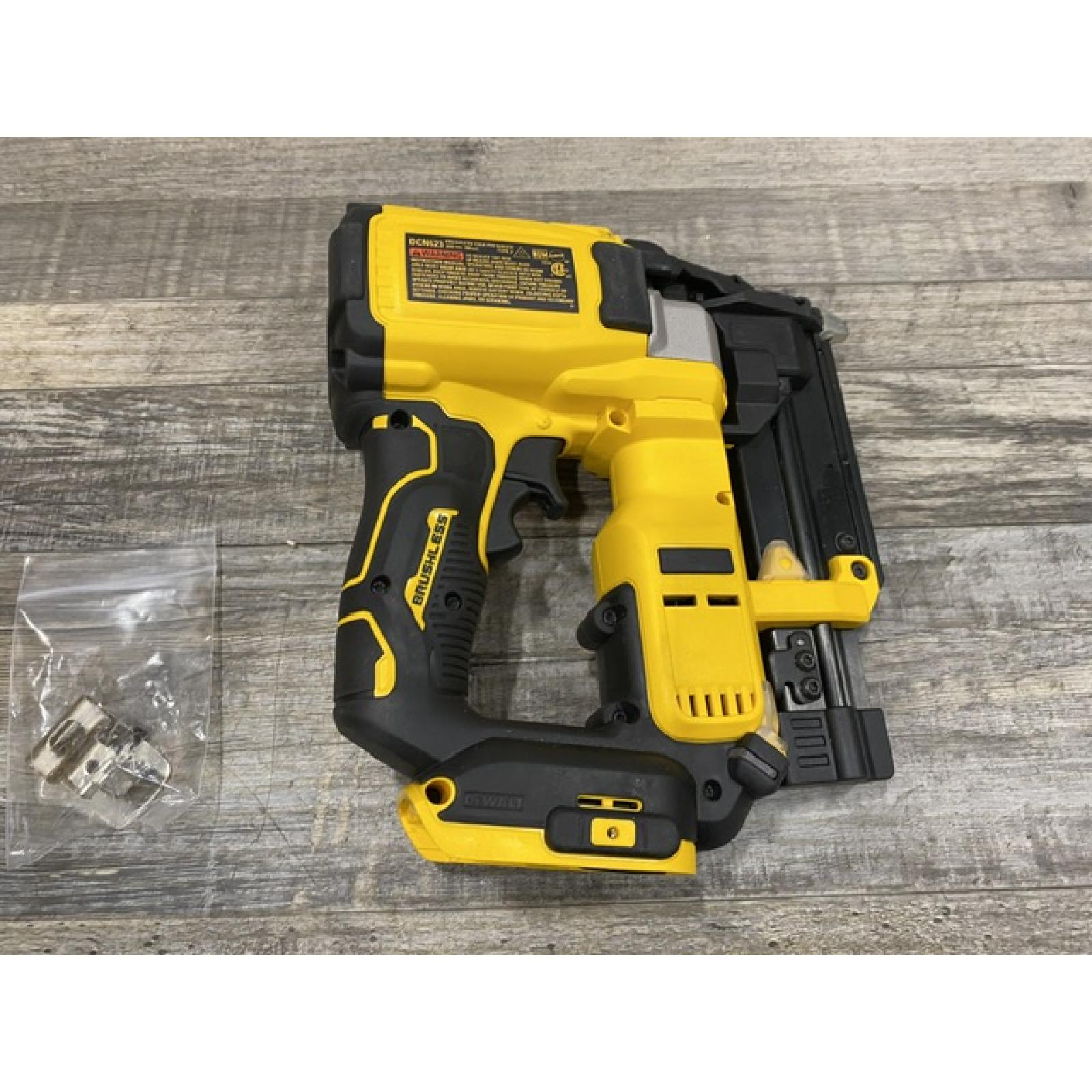 AS-IS DEWALT ATOMIC 20V MAX Lithium Ion Cordless 23 Gauge Pin Nailer (Tool Only)