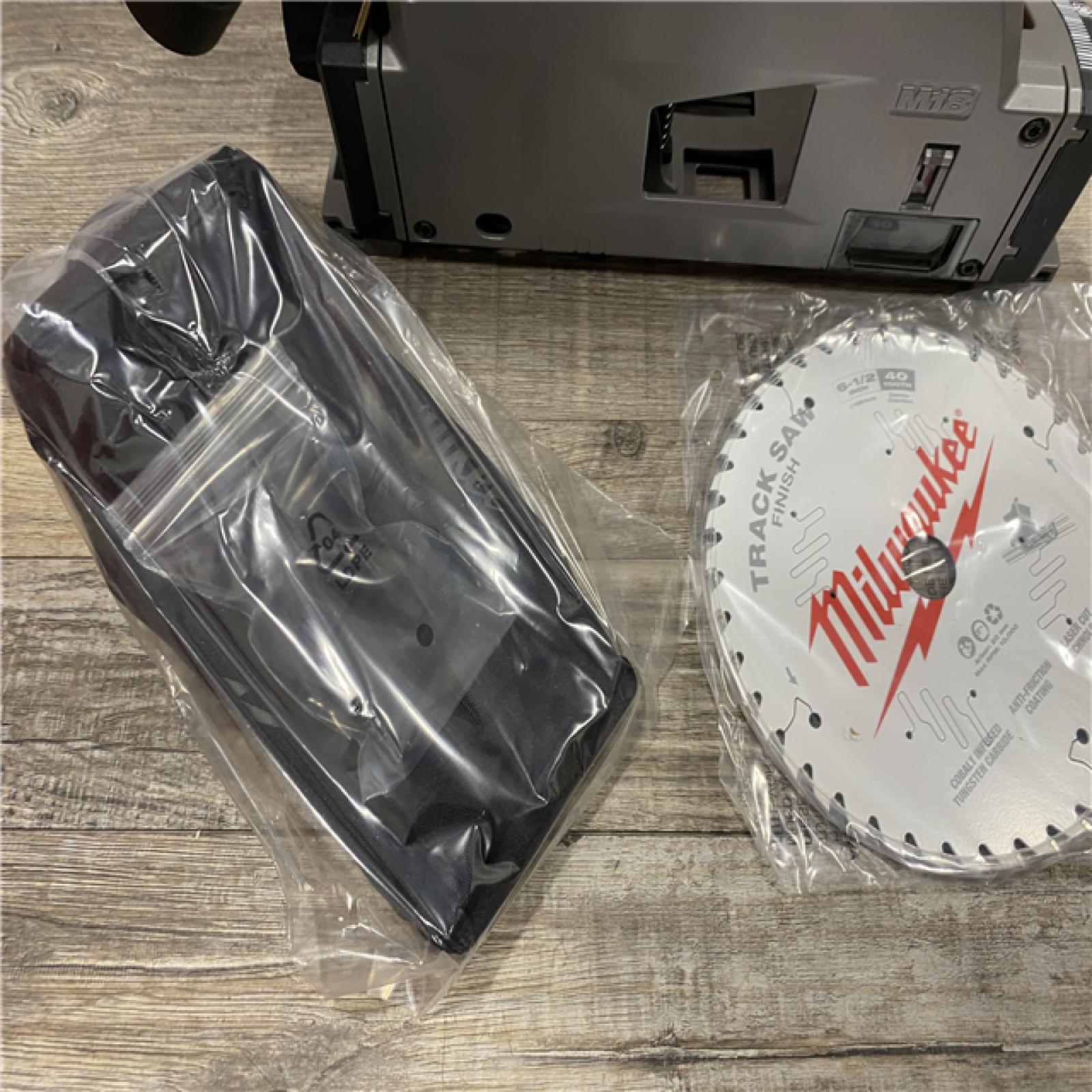 LIKE NEW - Milwaukee  FUEL 18V Lithium-Ion Cordless Brushless 6-1/2 in. Plunge Cut Track Saw (Tool-Only)