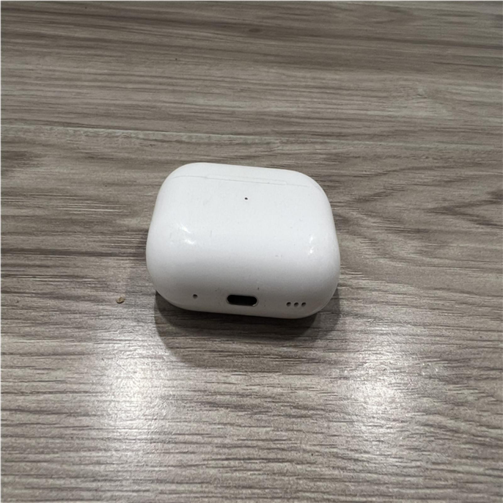 AS-IS Apple AirPods Pro (2nd Generation) with the USB-C MagSafe Charging Case