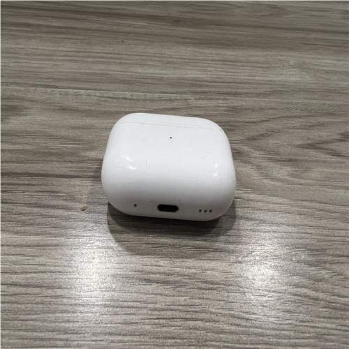 AS-IS Apple AirPods Pro (2nd Generation) with the USB-C MagSafe Charging Case