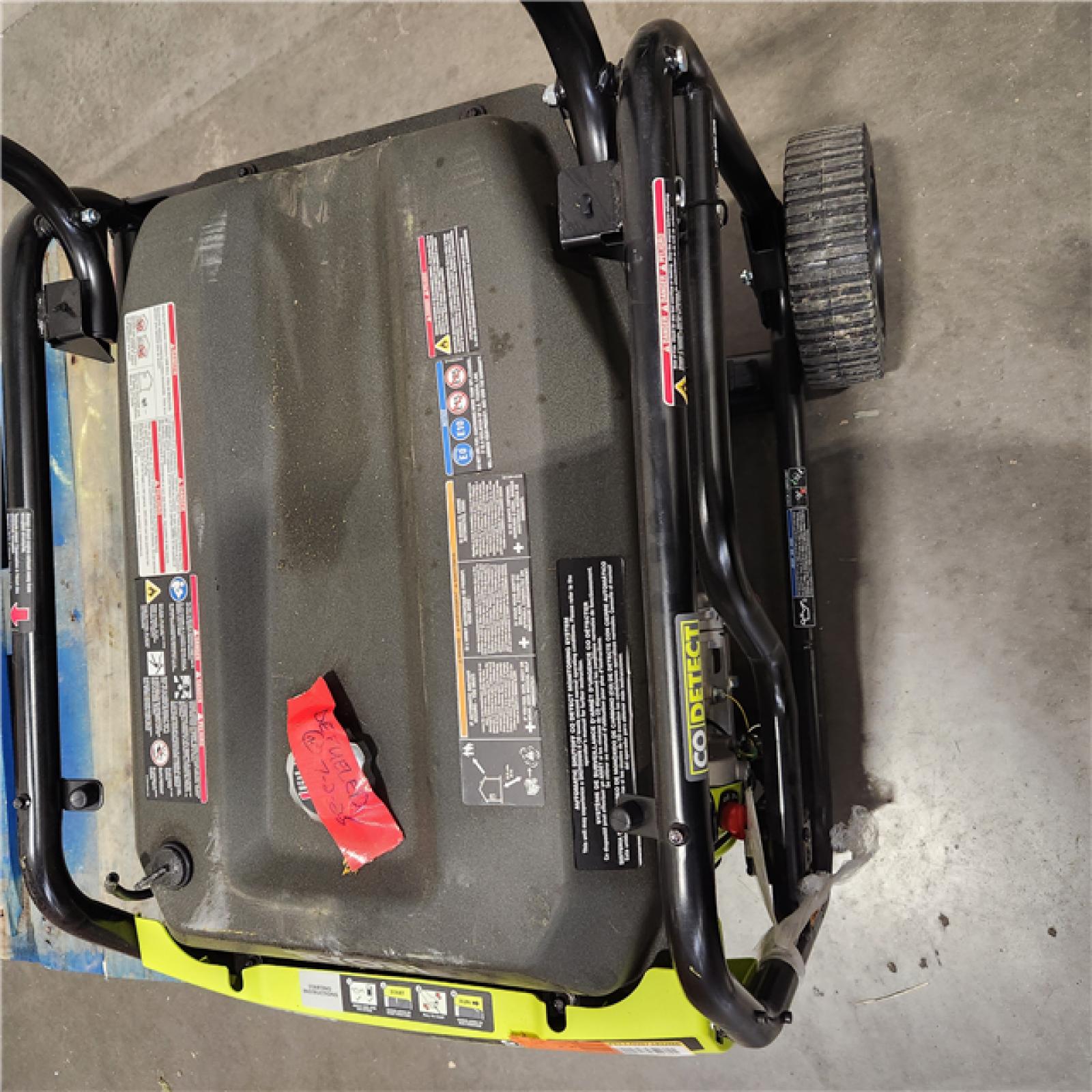 Dallas Location - As-Is RYOBI 6,500-Watt Gasoline Portable Generator