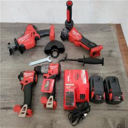 CALIFORNIA NEW MILWAUKEE M18 FUEL 4-TOOL PACKOUT SET (BATTERIES & CHARGER INCLUDED)