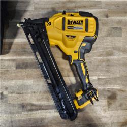 HOUSTON LOCATION - AS-IS DeWalt 20V MAX XR 15 Ga. Cordless 34 Deg Nailer Kit (Battery & Charger) 20 V