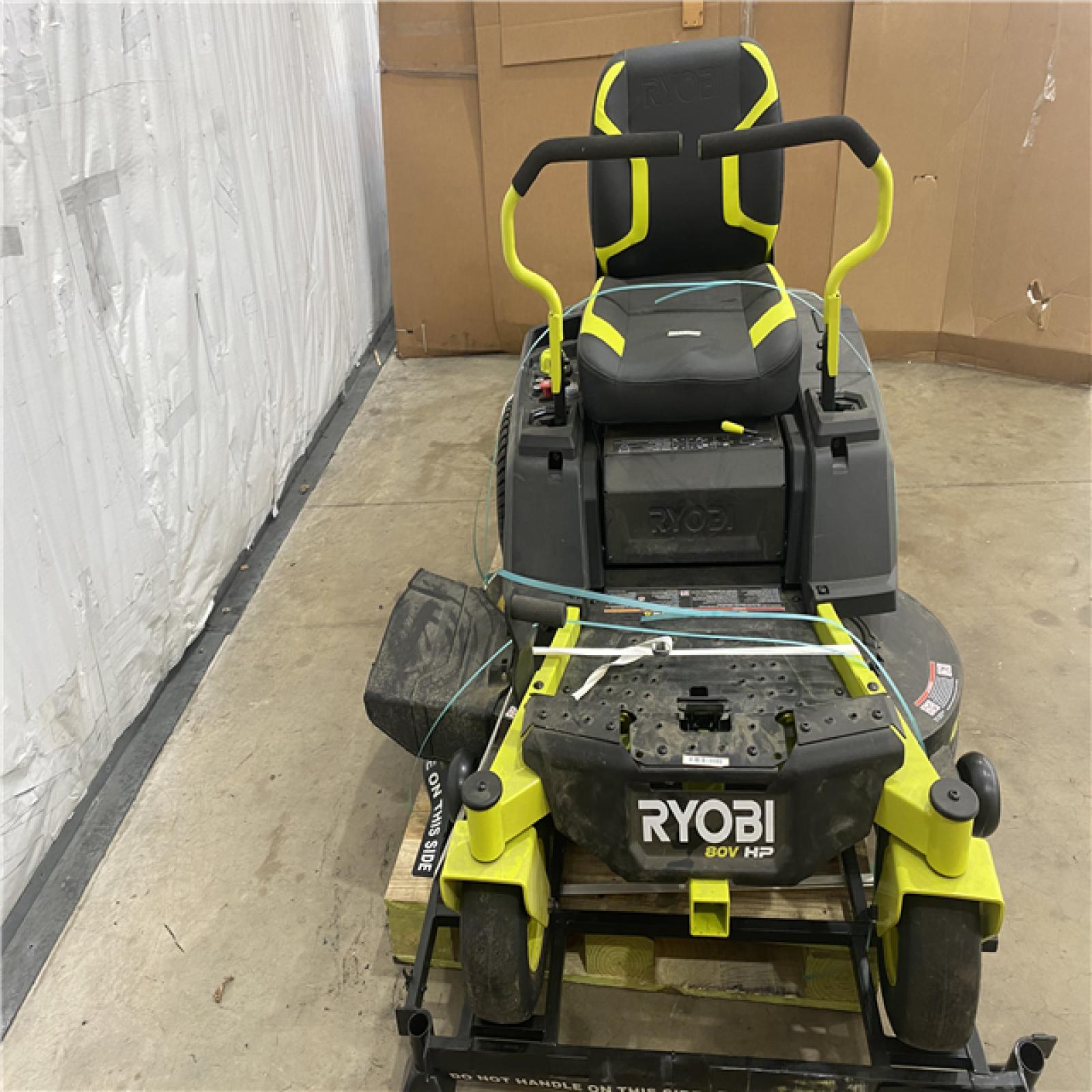 Houston Location - AS-IS Tool Pallet RYOBI 80V HP ZR3 42 INCH SIT DOWN MOWER