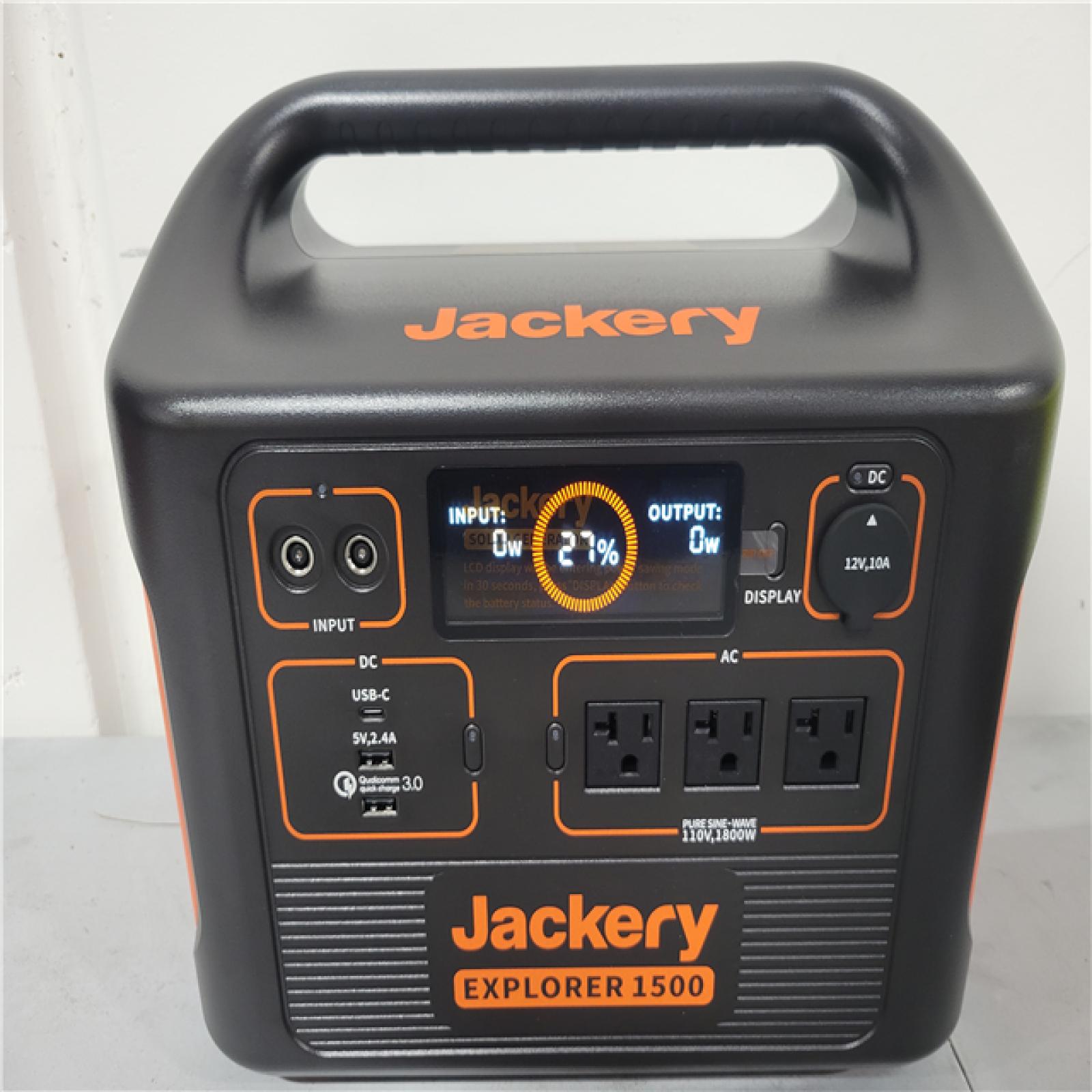 CALIFORNIA NEW JACKERY SOLAR GENERATOR