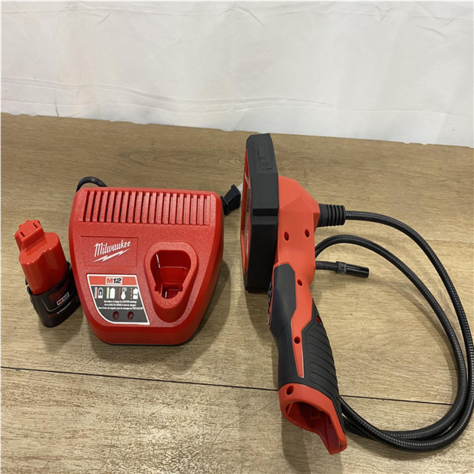 AS-IS Milwaukee 12V Lithium-Ion Cordless M-SPECTOR 360-Degree 4 ft. Inspection Camera Kit