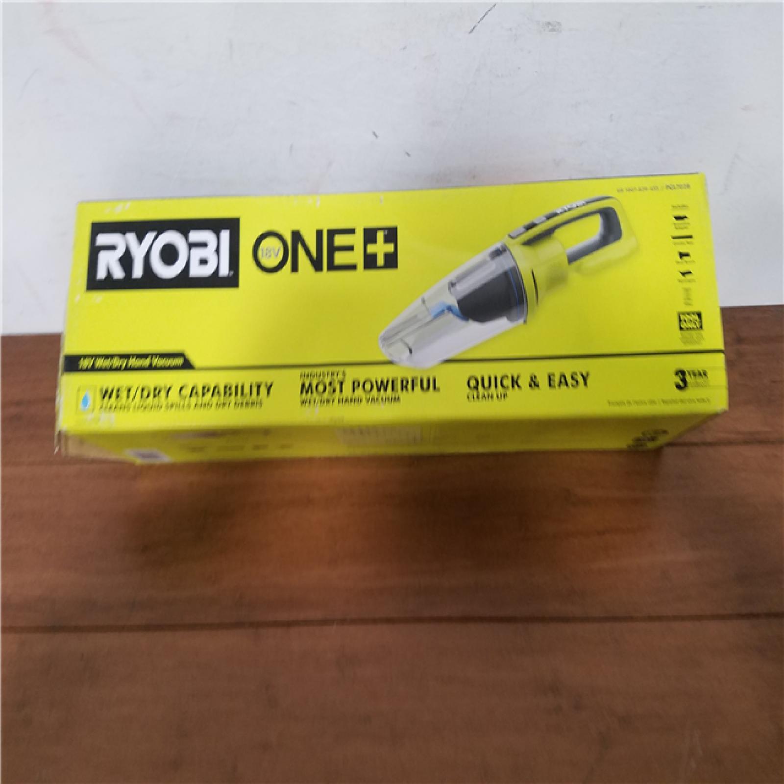 California NEW Ryobi One+ 18V Wet/Dry Hand Vacuum (Tool Only)