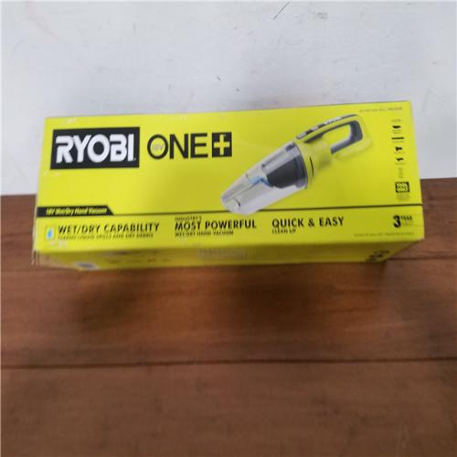 California NEW Ryobi One+ 18V Wet/Dry Hand Vacuum (Tool Only)