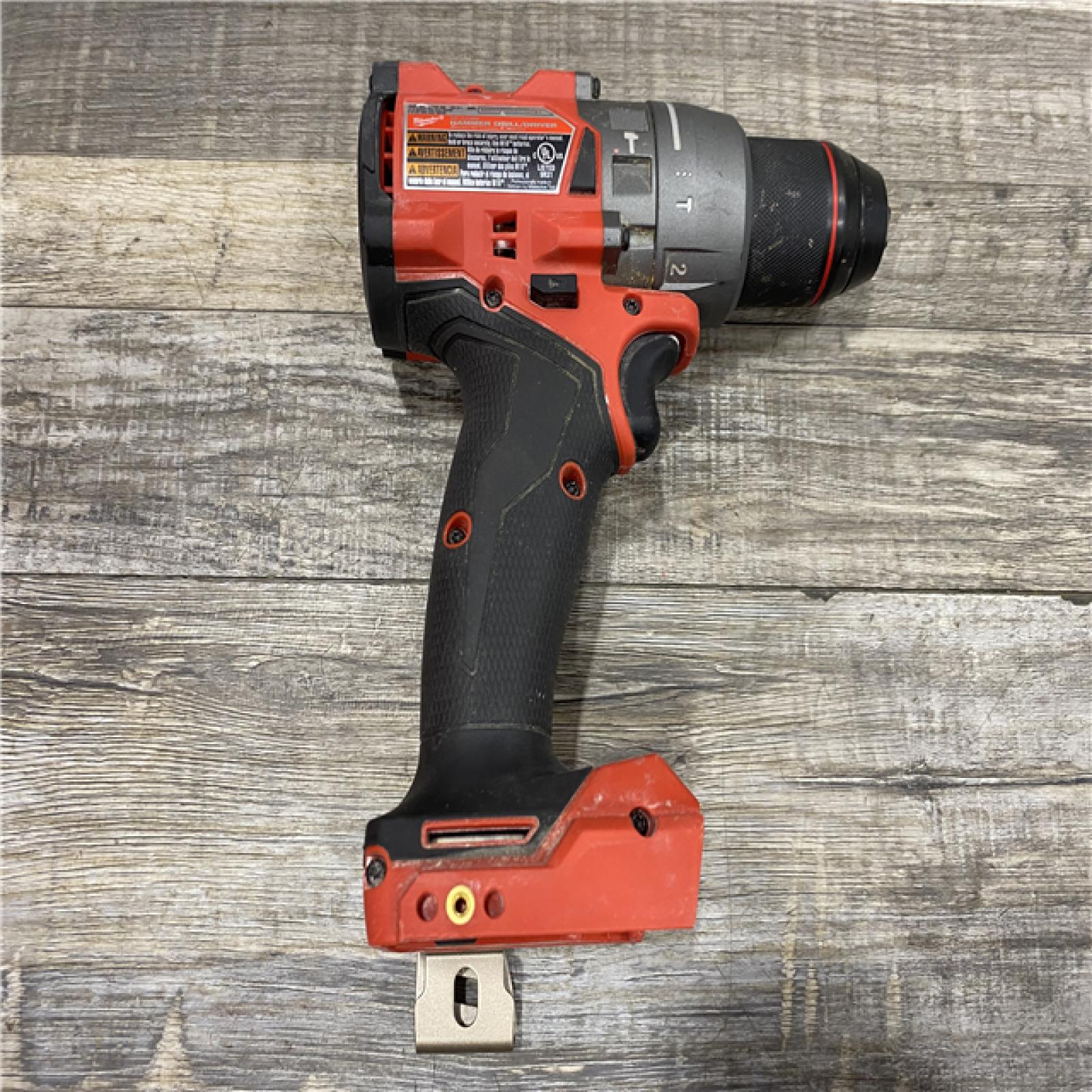 AS-IS Milwaukee FUEL 18V Lithium-Ion Brushless Cordless 1/2 in. Hammer Drill/Driver (Tool-Only)