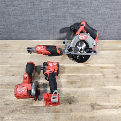HOUSTON LOCATION - AS-IS MILWAUKEE 4 TOOL COMBO