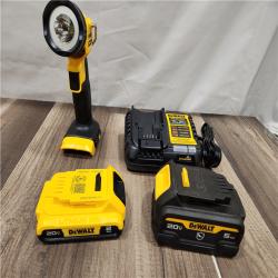AS-IS DEWALT 20-Volt MAX Lithium-Ion Cordless 7-Tool Combo Kit with 2.0 Ah Battery, 5.0 Ah Battery and Charger