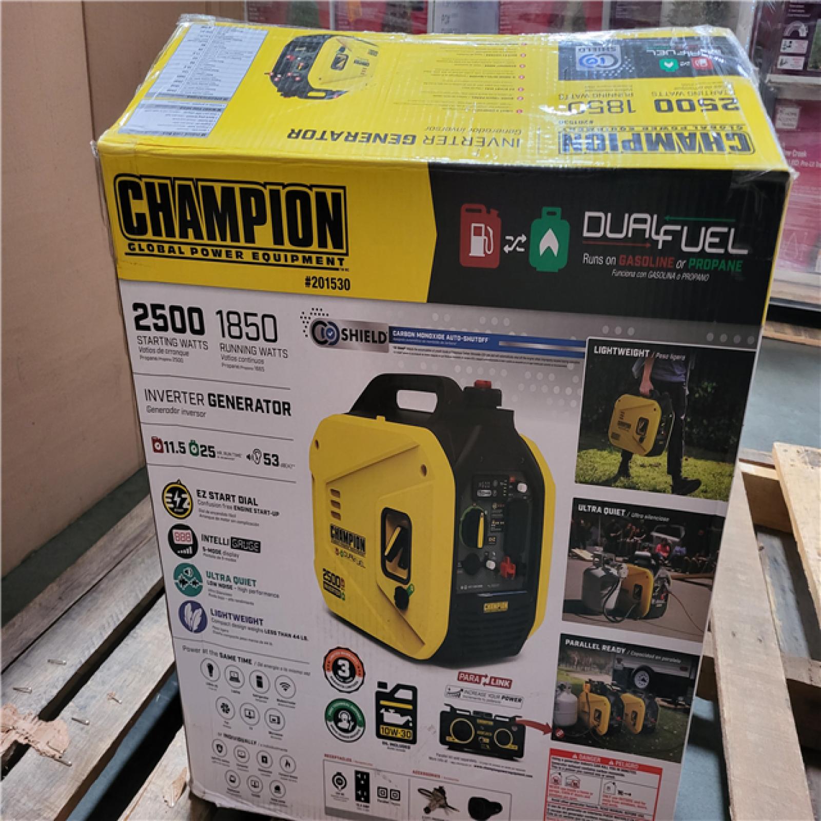CALIFORNIA AS-IS CHAMPION PORTABLE GENERATOR
