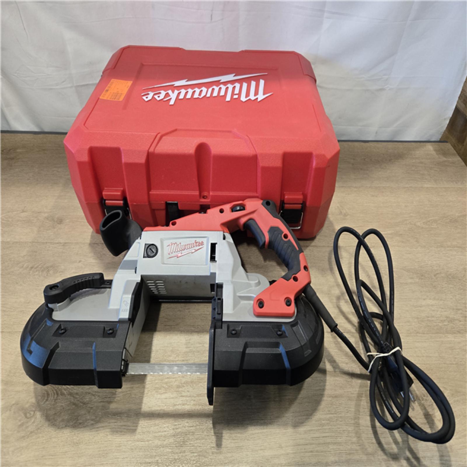AS-IS Milwaukee 11 Amp Deep Cut Band Saw with Hard Case (Tool-Only)