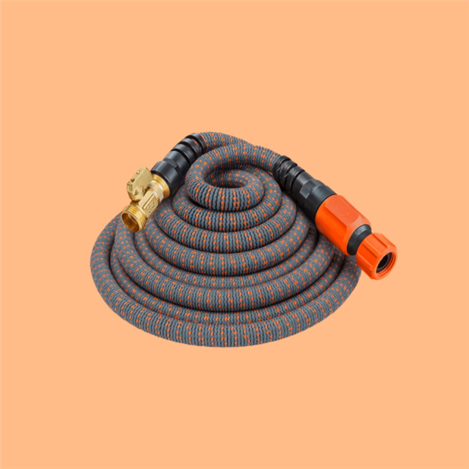 DALLAS LOCATION -NEW! HYDROTECH Standard Expandable 75FT 5/8 DIAMETER Burst-Proof Hose- (3 UNITS)