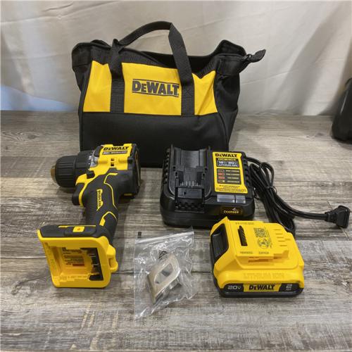 AS-IS DEWALT Atomic 20V Lithium-Ion Cordless Compact 1/2 in. Drill/Driver Kit