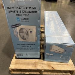 California AS-IS Hessaire Ductless AC Heat Pump (Damaged Boxes)
