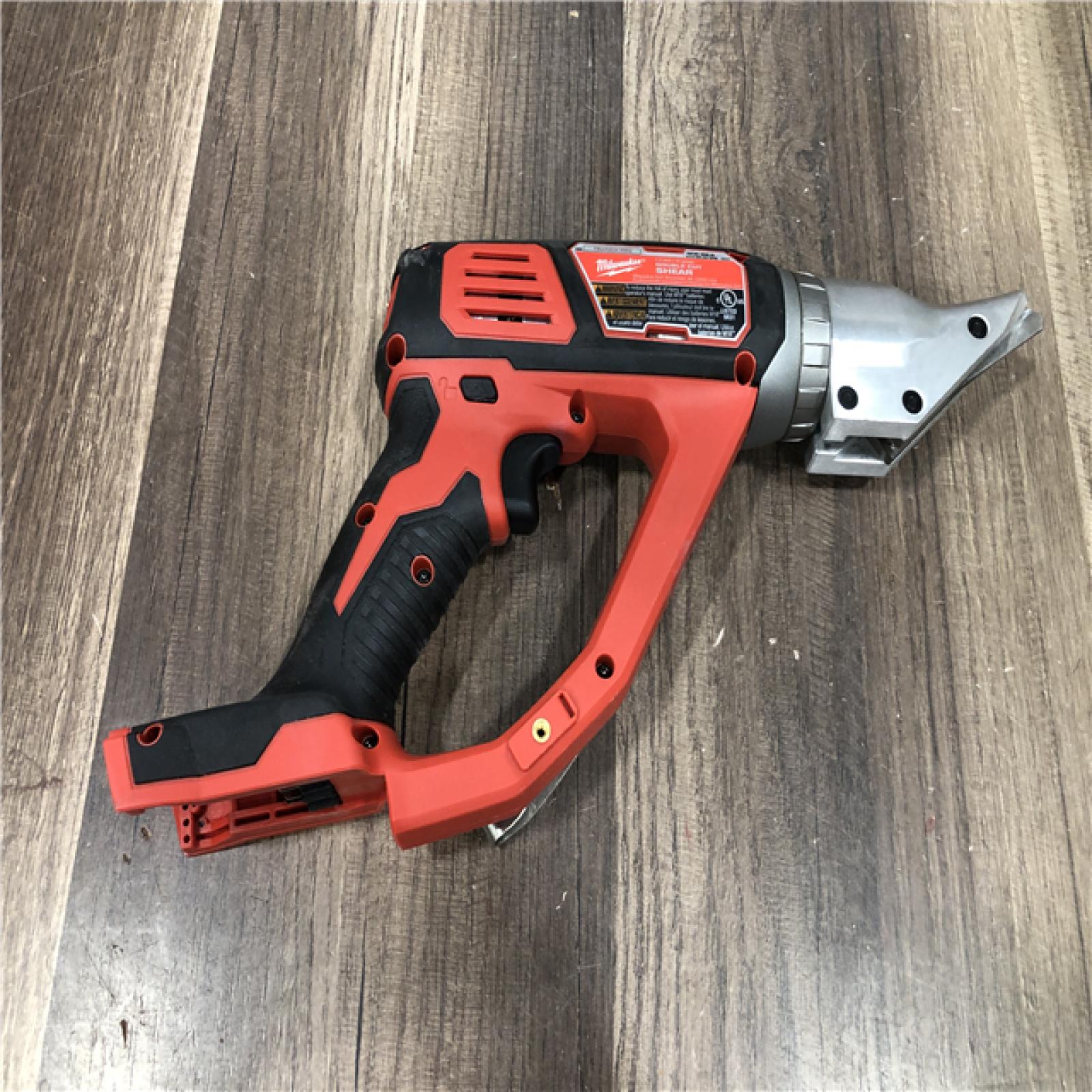 AS-IS Milwaukee 18-Volt Lithium-Ion Cordless 18-Gauge Double Cut Metal Shear (Tool-Only)