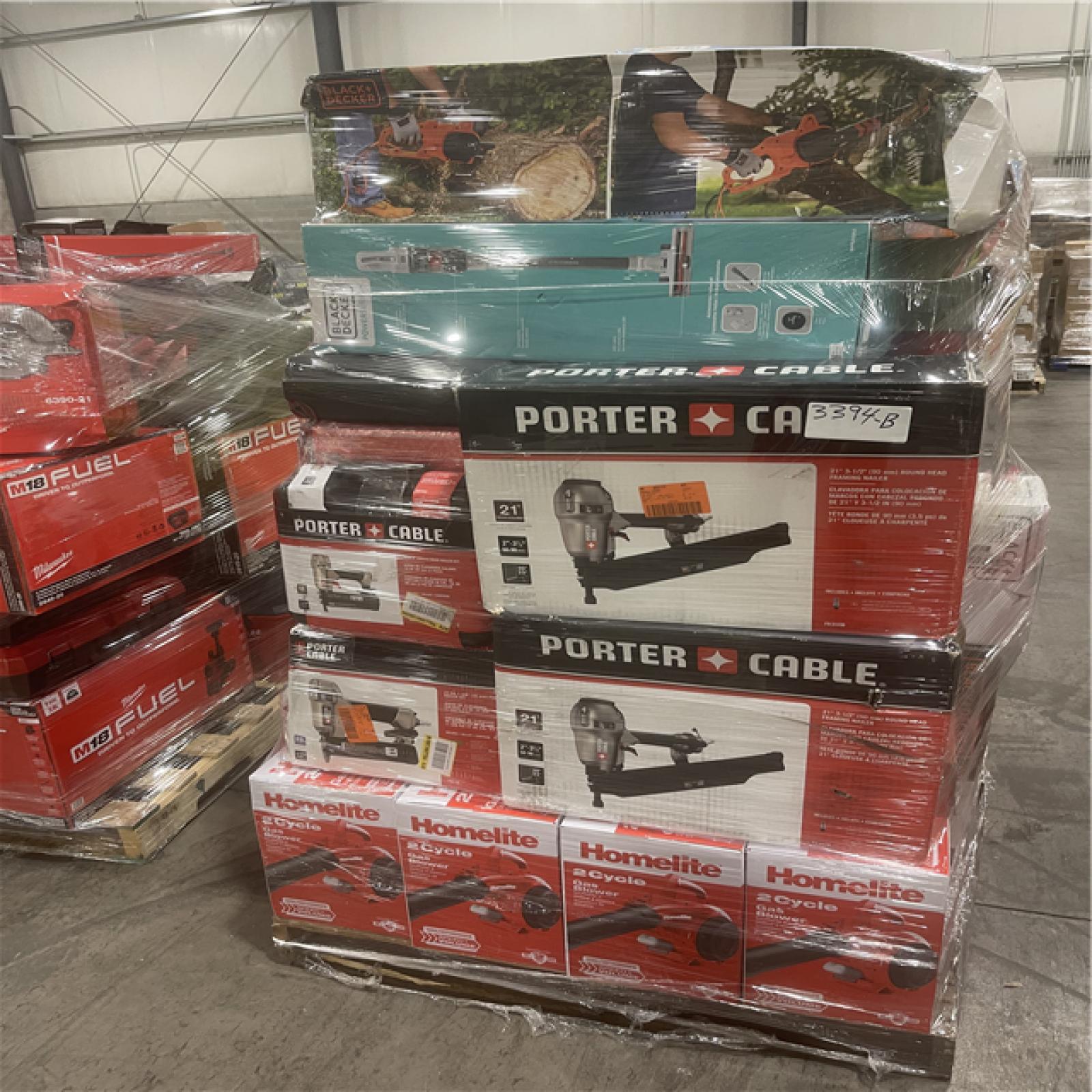 Pittston Location As-Is Power Tools Partial Truckload (15 pallets) 3394-B