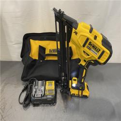 AS-IS - DEWALT 20V MAX XR Lithium-Ion Cordless 2-1/2 in. 15-Gauge Finish Nailer Kit