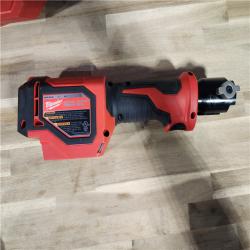 HOUSTON LOCATION - AS-IS M18 18V Lithium-Ion Cordless Short Throw Press Tool Kit with 3 PEX Crimp Jaws (2) 2.0 Ah Batteries and Charger