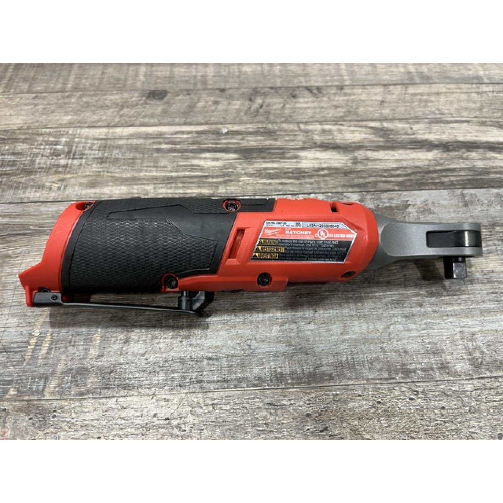AS-IS Milwaukee FUEL 12-Volt Lithium-Ion Brushless Cordless High Speed 3/8 in. Ratchet (Tool-Only)