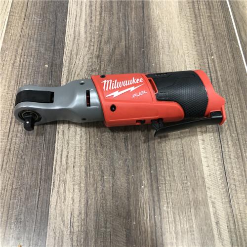 AS-IS Milwaukee FUEL 12V Lithium-Ion Brushless Cordless 3/8 in. Ratchet (Tool-Only)