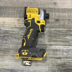 AS-IS DEWALT ATOMIC 20V MAX Lithium-Ion Cordless 1/4 in. Brushless Impact Driver Kit