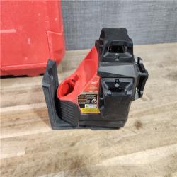 HOUSTON LOCATION - AS-IS Milwaukee  12-Volt Lithium-Ion Cordless Green 250 ft. 3-Plane Laser Level Kit
