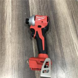 AS-IS Milwaukee  18V Lithium-Ion Brushless Cordless 1/4 in. Compact Impact Driver (Tool Only)