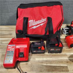 HOUSTON LOCATION - AS-IS M18 18V Lithium-Ion Cordless Combo Kit (5-Tool) with (2) Batteries  Charger and Tool Bag