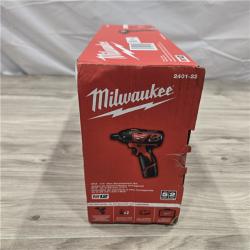 NEW! - Milwaukee 2401-22 - M12 12V Cordless Screwdriver Kit