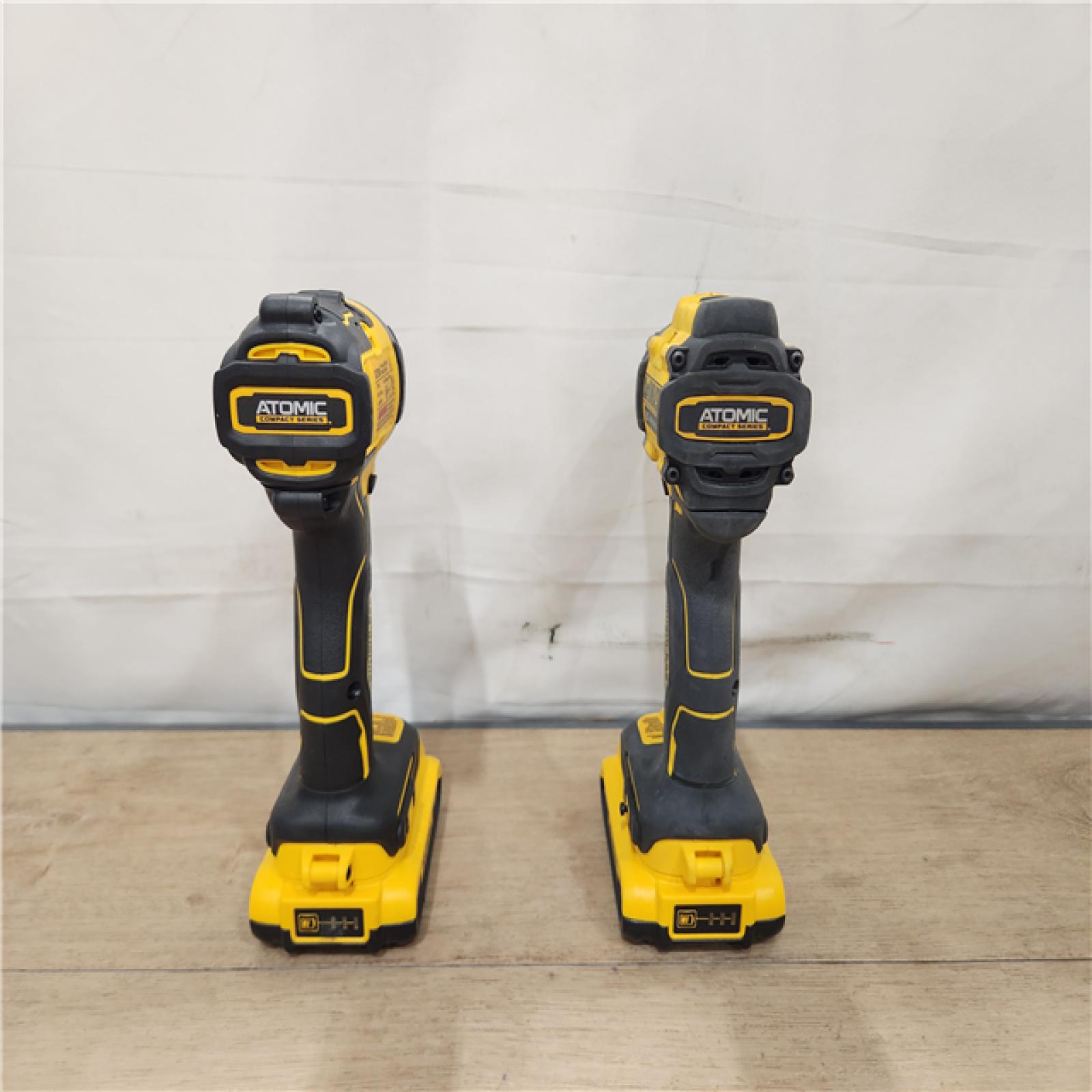 AS-IS- DEWALT ATOMIC 20-Volt MAX Lithium-Ion Cordless (2-Tool) Combo Kit