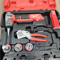 AS-IS MILWAUKEE M12 FUEL ProPEX Expander Tool with 1/2 in. - 1 in. RAPID SEAL ProPEX Expander Heads
