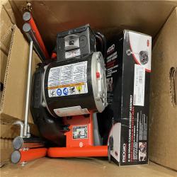 DALLAS LOCATION- AS-IS RIDGID K-400 AutoFeed Drain Cleaning Snake Auger 120-Volt Drum Machine