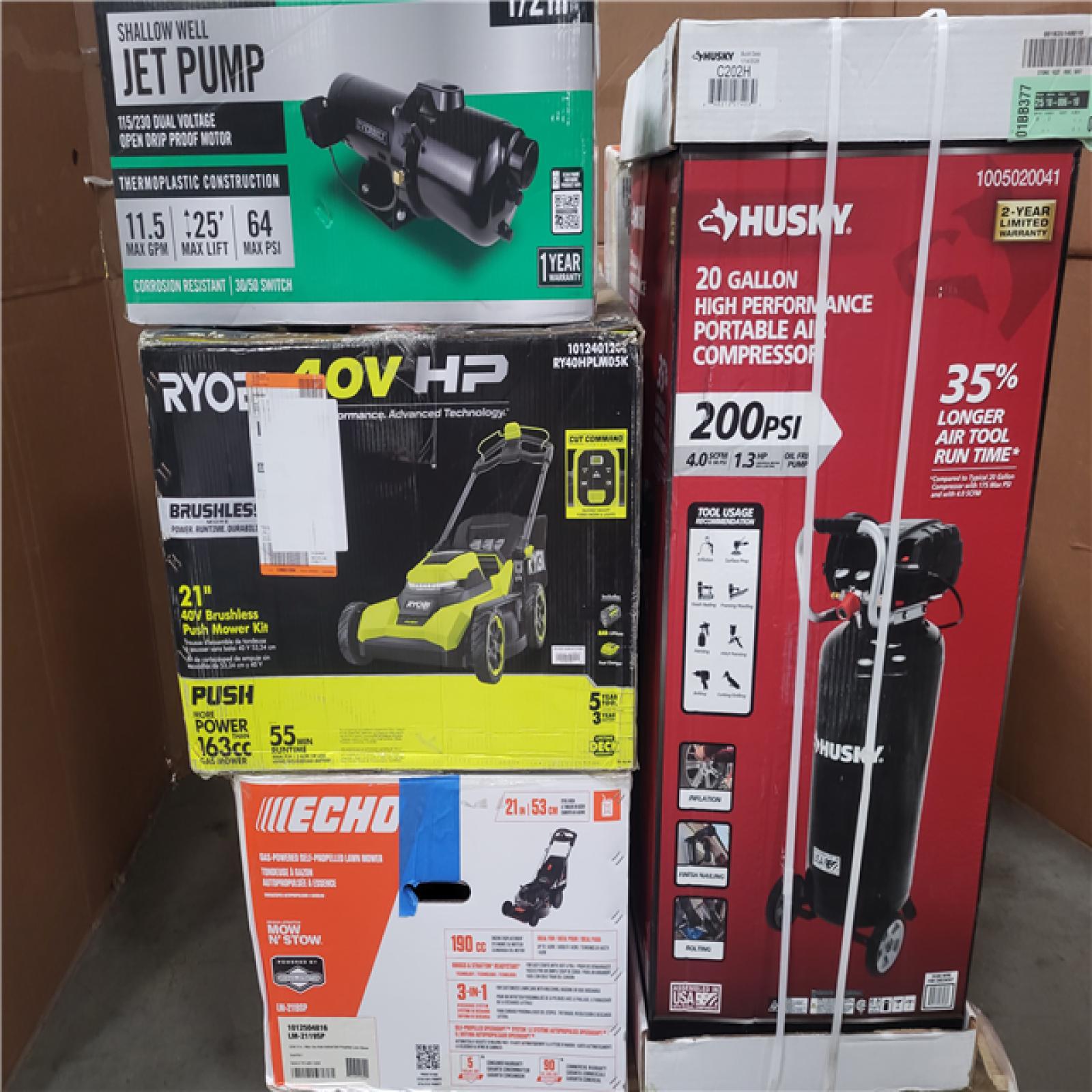 CALIFORNIA AS-IS OUTDOOR POWER EQUIPMENT