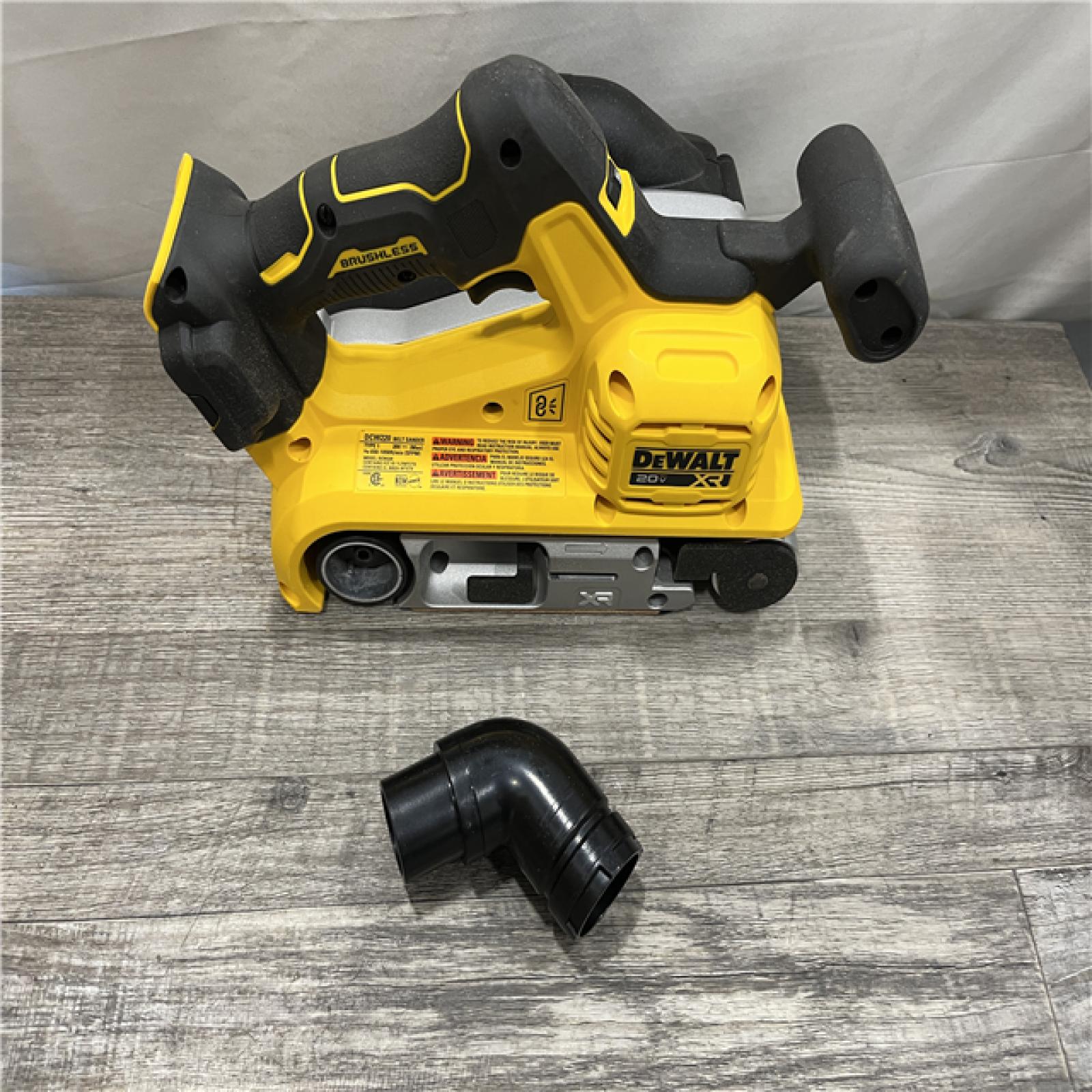 AS-IS DEWALT 20V MAX* XR Brushless Cordless Belt Sander (Tool-Only)