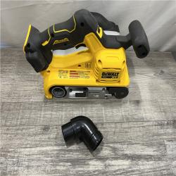 AS-IS DEWALT 20V MAX* XR Brushless Cordless Belt Sander (Tool-Only)