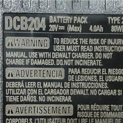 AS-IS DEWALT 20V MAX Premium Lithium-Ion 4.0Ah Battery Pack (2 Pack)