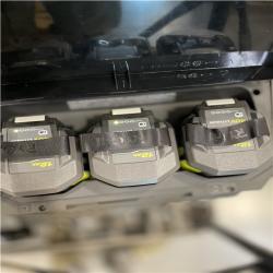 DALLAS LOCATION- AS-IS RYOBI 80V HP 54 ELECTRIC ZERO TURN RIDING MOWER