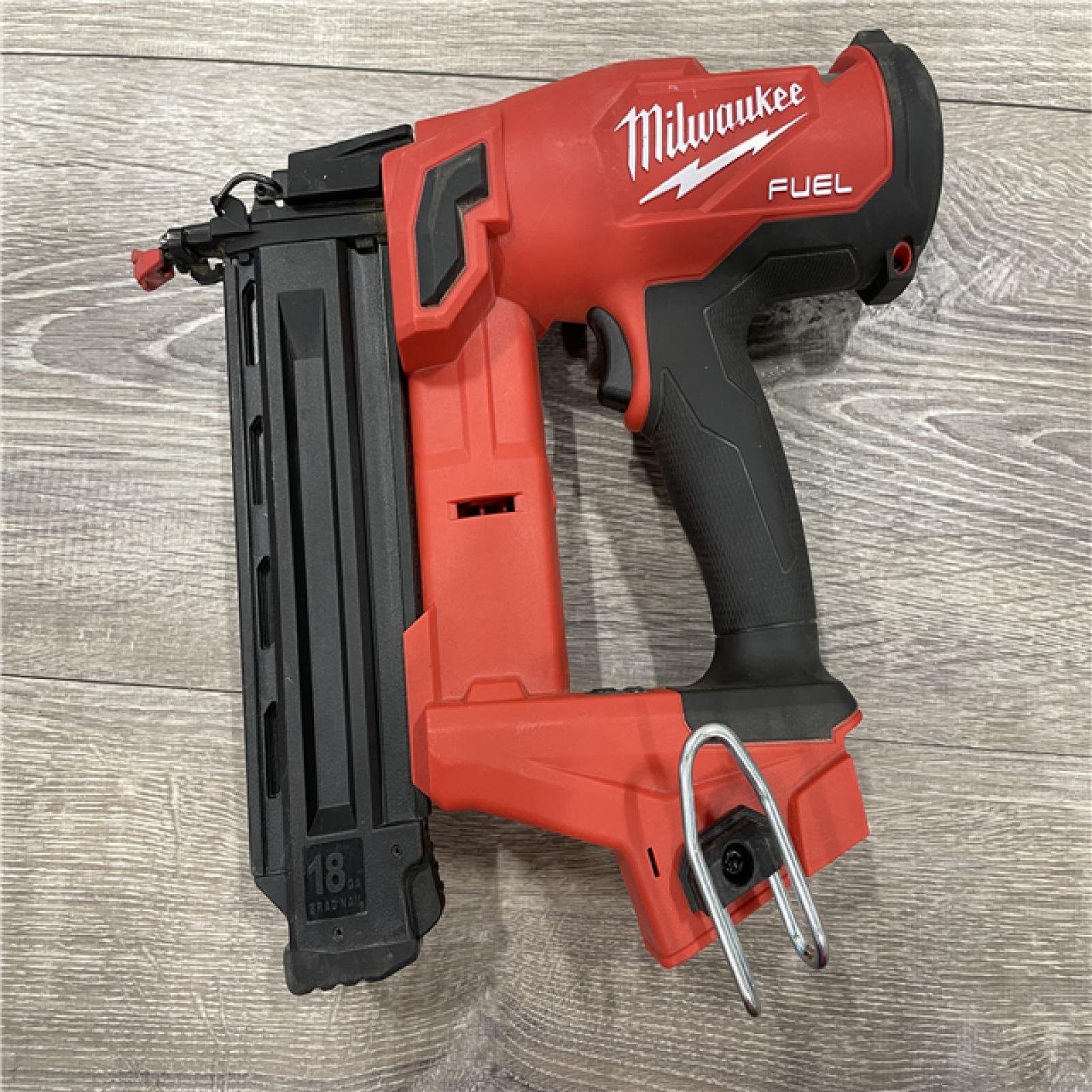 AS-IS Milwaukee FUEL 18-Volt Lithium-Ion Brushless Cordless Gen II 18-Gauge Brad Nailer (Tool-Only)