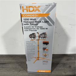 California AS-IS HDX Corded 1200 Watt Halogen Work Light with Tripod