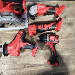 HOUSTON LOCATION - AS-IS (APPEARS LIKE NEW) M18 18-Volt Lithium-Ion Cordless Combo Kit 7-Tool with 2-Batteries  Charger and Tool Bag