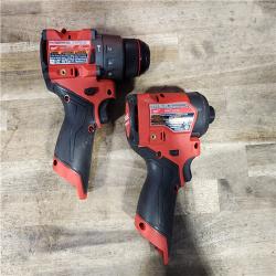 HOUSTON LOCATION - AS-IS Milwaukee 3497-22 12V Brushless Hammer Drill and Impact Driver Combo Kit